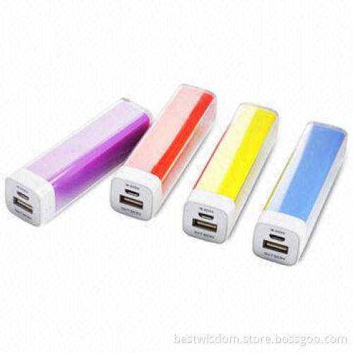 Power Banks for Mobile Phones, with 2,200mAh Capacity, LED Battery Indicator